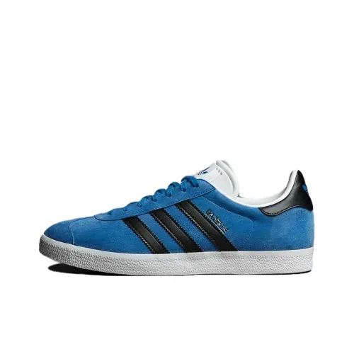 Adidas Originals Gazelle Abrasion Resistant Низкие Кроссовки для скейтбординга Мужские Синие Черные