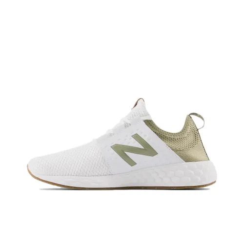 New Balance NB Свежий Foam Cruzv1 Reissue Low Топ Беговые кроссовки Мужские Белый Зеленый