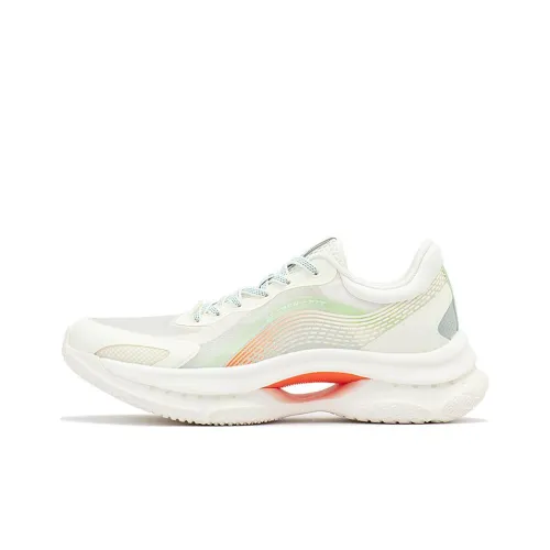 361° Амортизирующие подошва Устойчивая к истиранию Низкий топ Беговые кроссовки Мужские Белый Оранжевый Зеленый