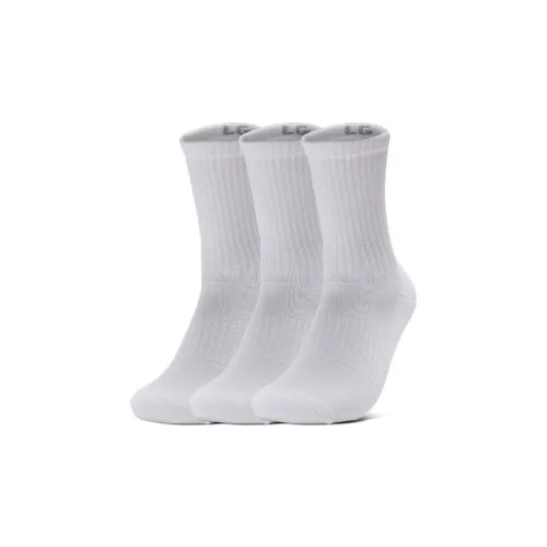 Under Armour 3 шт Белый Унисекс MID Носки до икры