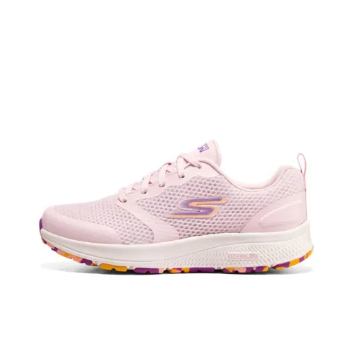 Skechers Go Run Consistent Low Топ Повседневные Беговые Кроссовки Женские Розовые Фиолетовые