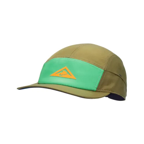 NIKE Полиэстер Бейсболка Оливково-зеленая Унисекс