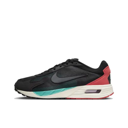 Nike Air Max Solo Abrasion Resistant Дышащий Низкий Топ Casual Мужской Черный Зеленый Красный