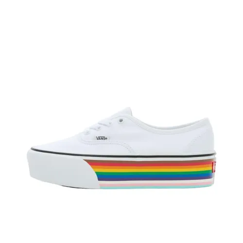 VANS Authentic Series Pride Low Топ Скейтборд Кроссовки Унисекс Белый