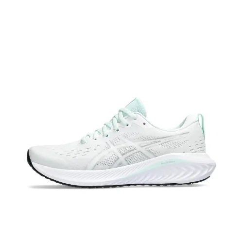 Asics Гель Excite 10 Low Топ Беговые кроссовки Женские Белые Циановые