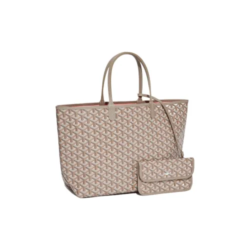 GOYARD Saint Louis Холст и Кожа Комбо Тоут Сумка Сумка через плечо Маленькая Унисекс