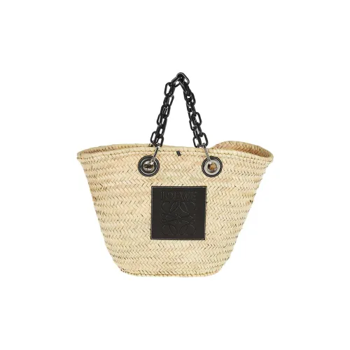 LOEWE Palm Leaf с коровьей кожей одно плечо сумка стандартная женская светлый кофейный черный