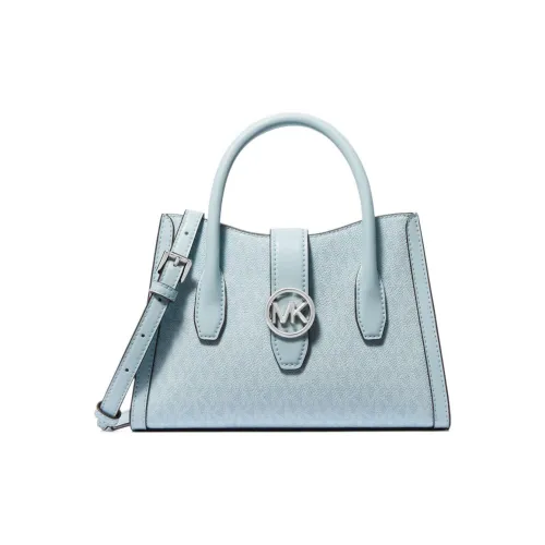 MICHAEL KORS MK Gabby Холст Тоут Сумка Сумка для покупок Сумка через плечо Маленькая Женская Светло-синяя