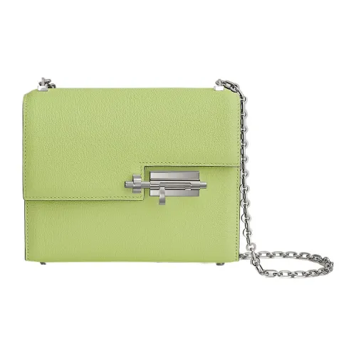 HERMES Mysore Шевро Verrou Сумка Сумка через плечо Женская R9 Нежно-желтая