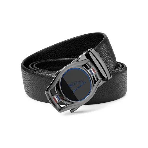 JAGUAR Ремни из коровьей кожи Мужской Черный Ширина 3,55 см