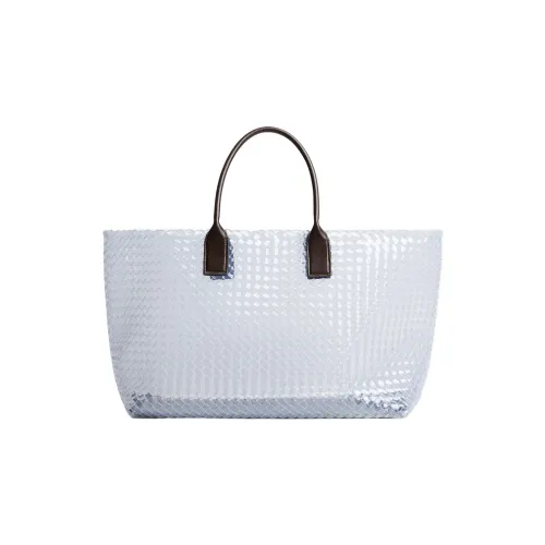 Bottega Veneta Cabat Silicone Bag Large Women's Transparent Bottega Veneta Cabat Силиконовая сумка большая женская прозрачная