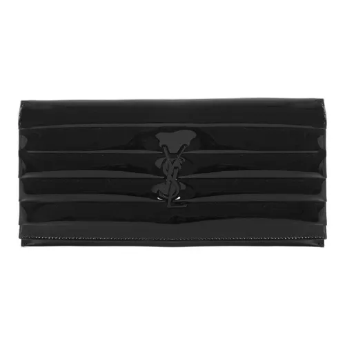 SAINT LAURENT Клатч из коровьей кожи стандартный женский черный