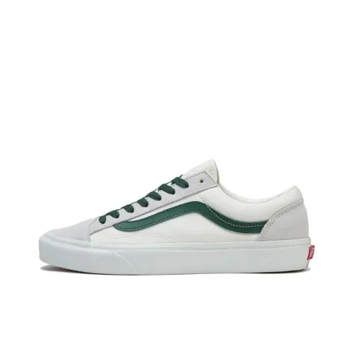 VANS Style 36 Low Топ Скейтборд Кроссовки Унисекс Зеленый Бежевый