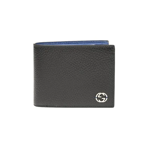 GUCCI Коровья кожа Держатель для карт кошелек Стандартный Женский Черный