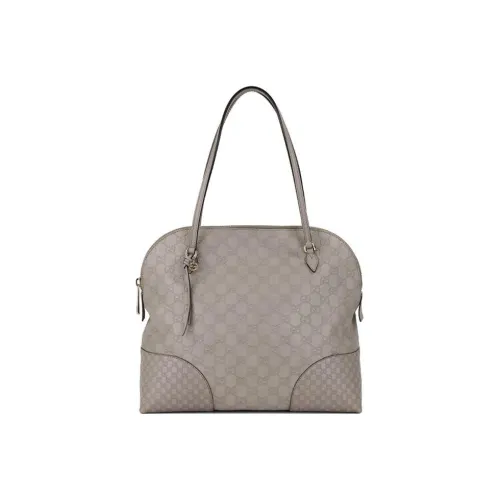 GUCCI Телячья кожа Сумка Женская Серого цвета