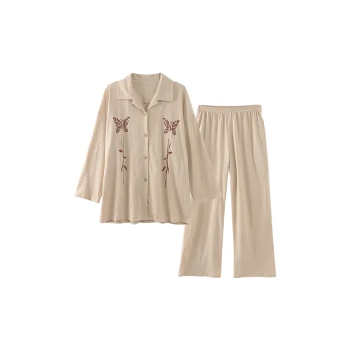 Chun Xi Абрикос Женские Пижамные Комплекты