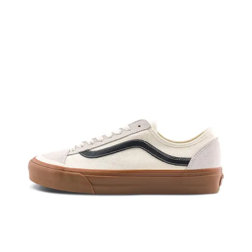 Vans Style 136 Скейтборд Кроссовки Низкие Топ Экрю Унисекс