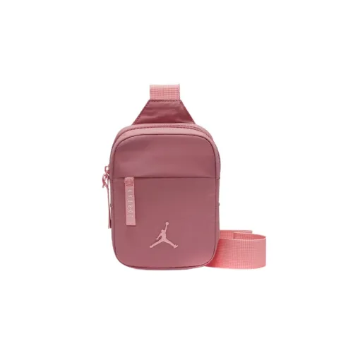 Джордан Хлопок Нейлон Сумка через плечо Слинг-сумка Сумка на пояс Унисекс Розовый
