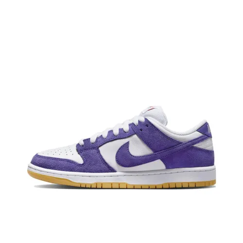 Nike Dunk SB Low Топ Скейтборд Кроссовки Унисекс Фиолетовый Белый