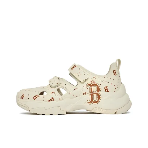 MLB Sandal Chunky Mask Дышащие Спортивные Сандалии Унисекс Бежевый Коричневый