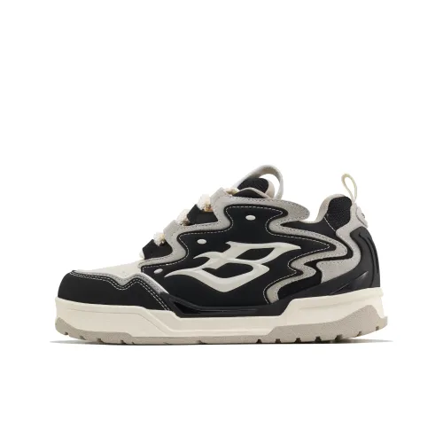 BLINDNOPLAN FLAME 1,0 Shadow Black Противоскользящие Устойчивые к истиранию MID Топ Скейтборд Кроссовки Унисекс Черный Белый