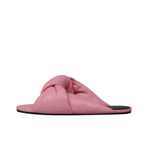 Balenciaga Drapy Слипоны Женские Розовые