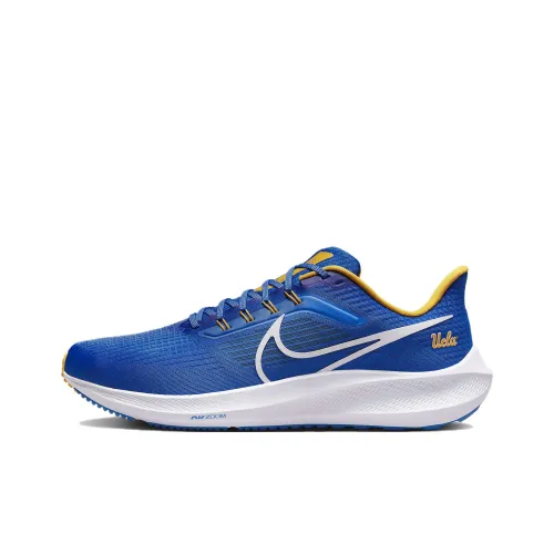 Nike Air Zoom Pegasus 39 Амортизация Износостойкий Низкий Топ Беговые кроссовки Мужской Синий