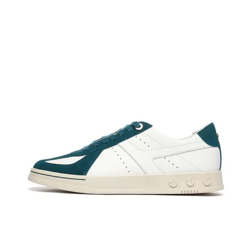 LI NING 1990 Zhengrong Нескользящий Легкий Низкий Топ Скейтборд Кроссовки Мужские Белые Зеленые