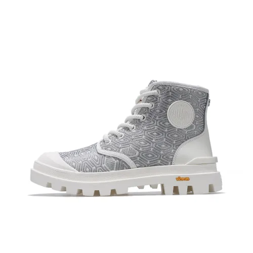 Palladium Pampa Мартинсы Светло-серый Женские