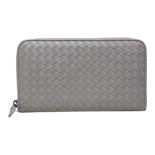 Bottega Veneta Телячья кожа Кошелек Стандартный Мужской Серый