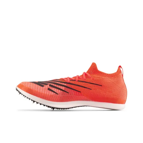 New Balance NB FuelCell MD X Амортизация устойчивый к истиранию дышащий низкий топ беговые кроссовки унисекс апельсин