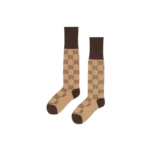 GUCCI SS23 Носки до колена Мужские 1 упаковка Коричневый