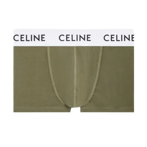 CELINE Хаки Мужские Брюки с Стрелкой