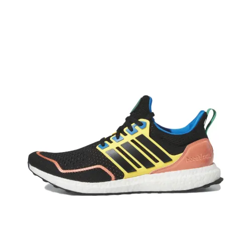 Adidas ULT Противоскользящий Устойчивый к истиранию Легкий MID Беговые кроссовки Унисекс Черный Желтый Оранжевый