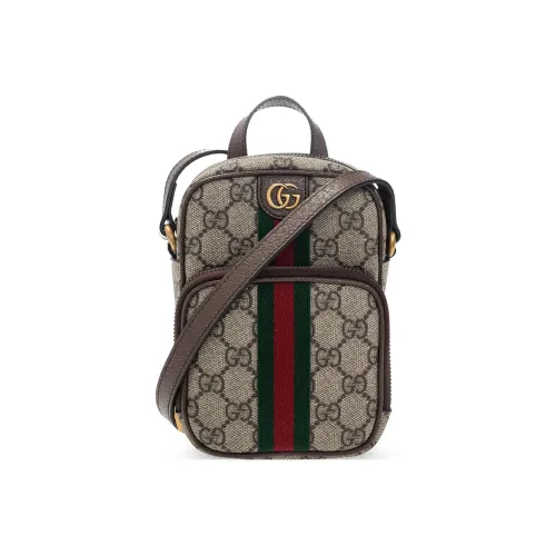 GUCCI Ophidia Холст с кожей Курьерская сумка Camera Сумка Сумка Сумка через плечо Сумка через плечо Мини Унисекс
