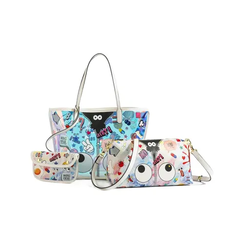 EYE THEME Сумка через плечо Радужная Белая Женская