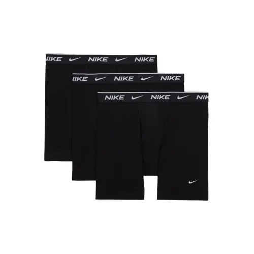 Nike Dri Fit Essential Хлопок Эластичный Боксеры Мужские 3 упаковки Черный