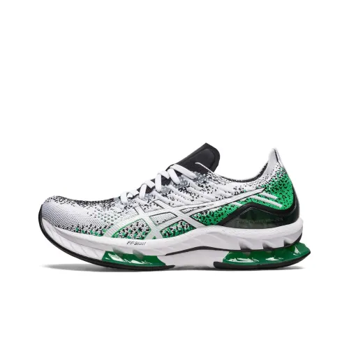 Asics Gel Kinsei Blast Low Топ Беговые кроссовки Мужские Белые Зеленые