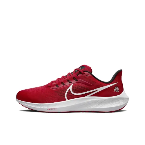 Nike College Pegasus 39 Ohio State Амортизирующие противоскользящие устойчивые к истиранию низкий топ беговые кроссовки Мужской Красный