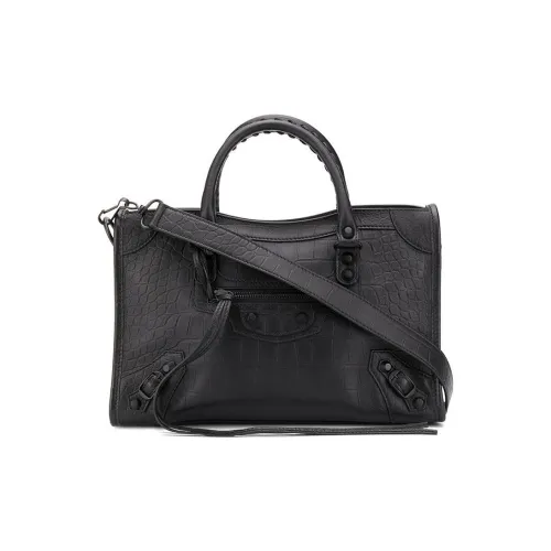 Balenciaga Корова Кожа Доска Сумка через плечо Сумка для женщин Черный