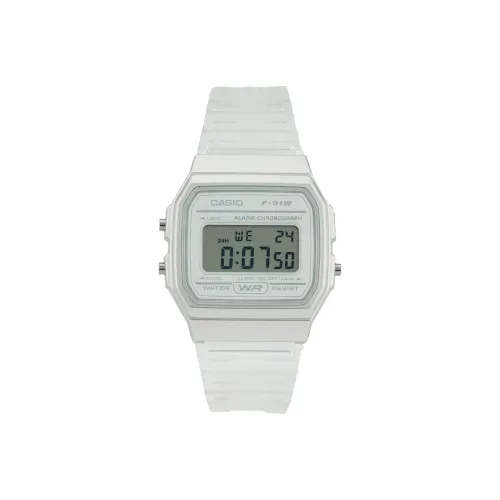 CASIO General Collection Кварцевый механизм Смольный ремешок Часы унисекс Черный циферблат