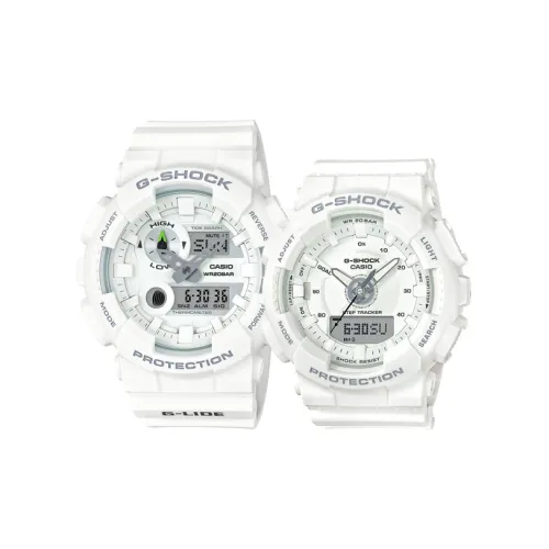 Шок Кварцевый механизм Смола Ремешок Часы Унисекс Белый циферблат