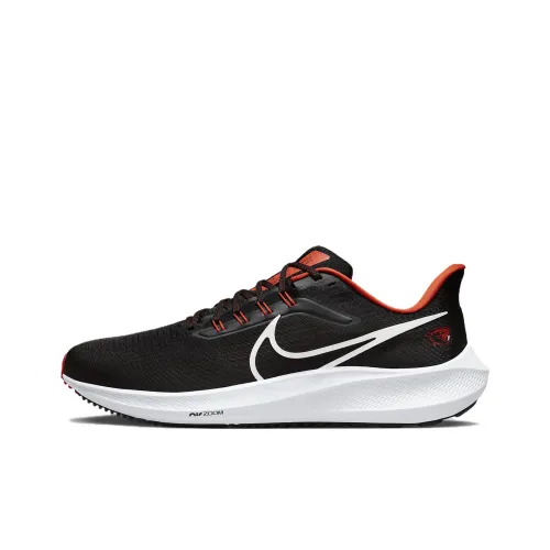 Nike Air Zoom Pegasus 39 Амортизаторы Противоскользящие Устойчивые к истиранию Низкий Топ Беговые кроссовки Мужские Черные