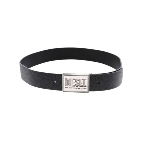 DIESEL Ремни из коровьей кожи, черные, женские