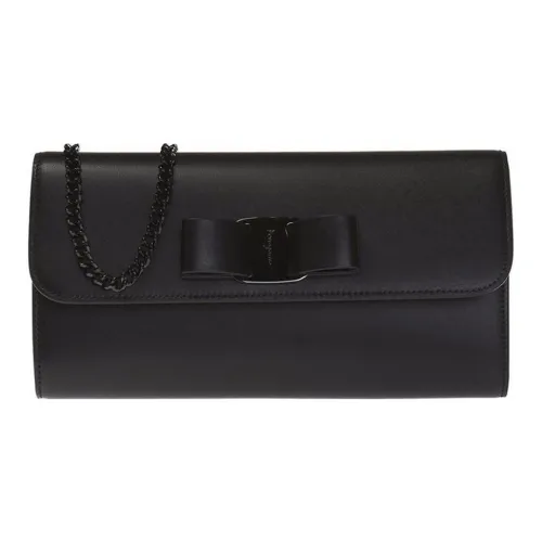 Ferragamo Сумка через плечо из коровьей кожи стандартная женская черная