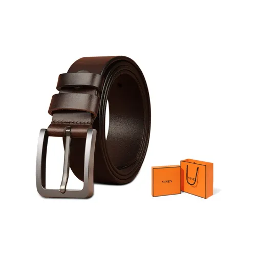 VINEY Ремни из коровьей кожи мужской ширина 4 см