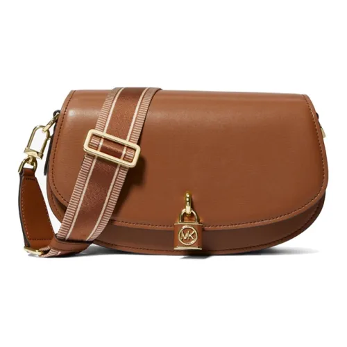 MICHAEL KORS Mila Коровья кожа Почтальон Седло Сумка Сумки через плечо Сумка через плечо Средний Женская Коричневая