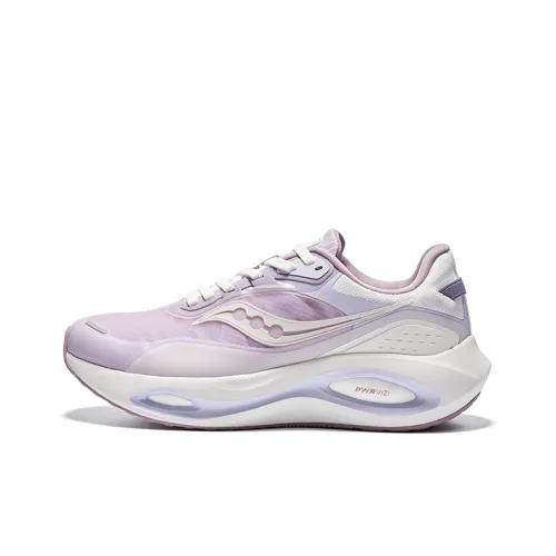 Saucony Phoenix Inferno Firebird 3 Амортизация Поддержка Отскок Низкий Топ Повседневный Городской Коммутирование Беговые кроссовки Женские Фиолетовый