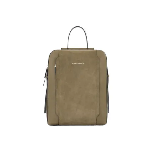 PIQUADRO Кожа Рюкзак Женские Зеленый