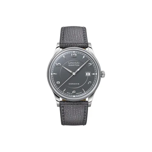 UNION GLASHUTTE SA Автоматический Механический Мужской Часы из Коллекции Noramins 40 мм Серые